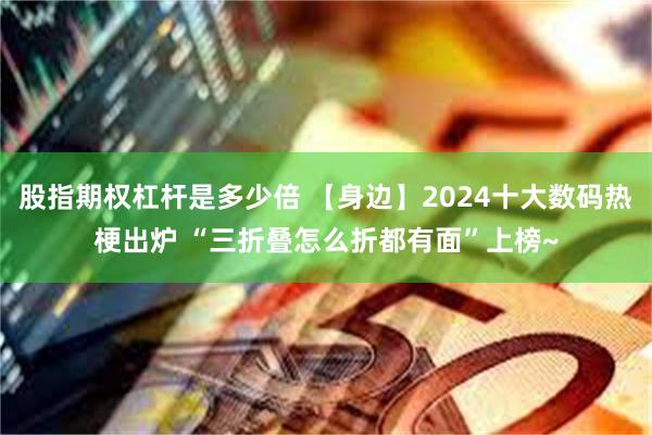 股指期权杠杆是多少倍 【身边】2024十大数码热梗出炉 “三折叠怎么折都有面”上榜~