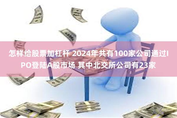 怎样给股票加杠杆 2024年共有100家公司通过IPO登陆A股市场 其中北交所公司有23家